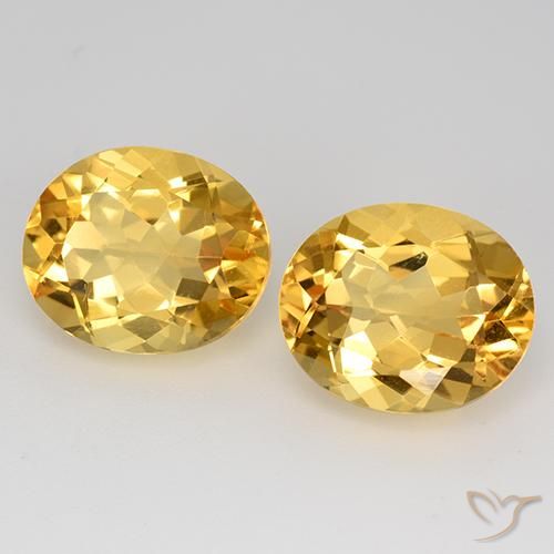 Achetez naturel 9,44ct doré citrine gems, coupe ovale, en provenance brésil chez gemselect. en stock, livraison internationale!