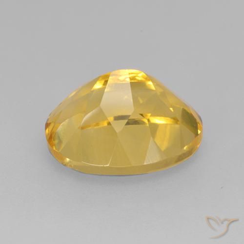 Citrine Doré vif naturelle ovale, 4.43 ct, VVS-VS