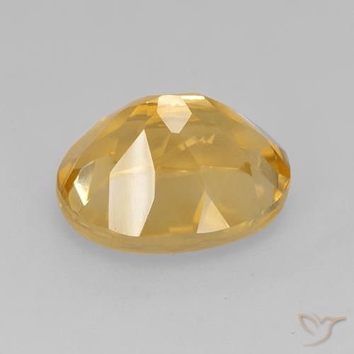 Citrine Doré foncé naturelle ovale, 5.13 ct, VVS-VS