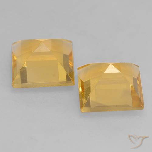 Shop natural 3.12ct Or moyen Citrine gems, Carré, from Brésil at GemSelect. In stock, global shipping!