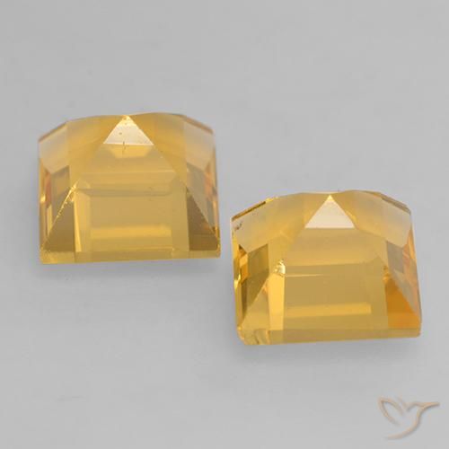 Shop natural 3.22ct Doré vif Citrine gems, Carré, from Brésil at GemSelect. In stock, global shipping!