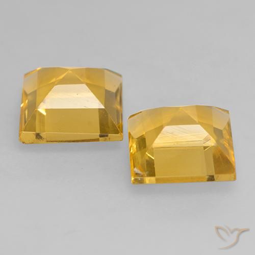 Shop natural 2.98ct Doré vif Citrine gems, Carré, from Brésil at GemSelect. In stock, global shipping!