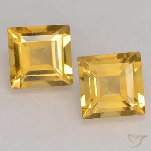 Shop natural 3.27ct Doré vif Citrine gems, Carré, from Brésil at GemSelect. In stock, global shipping!