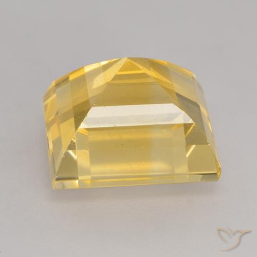 Citrine Doré naturelle Carré, 3.57 ct, VS