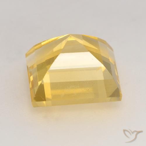 Citrine Or naturelle Carré, 3.14 ct, VS