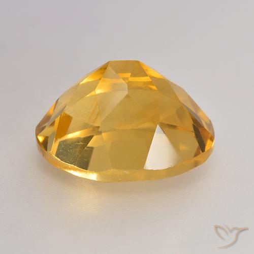 Citrine Orange Doré naturelle ovale, 3.71 ct, VVS-VS