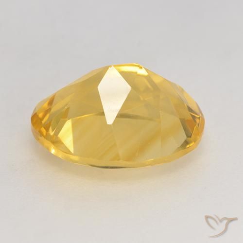 Citrine Doré naturelle ovale, 3.23 ct, VVS-VS