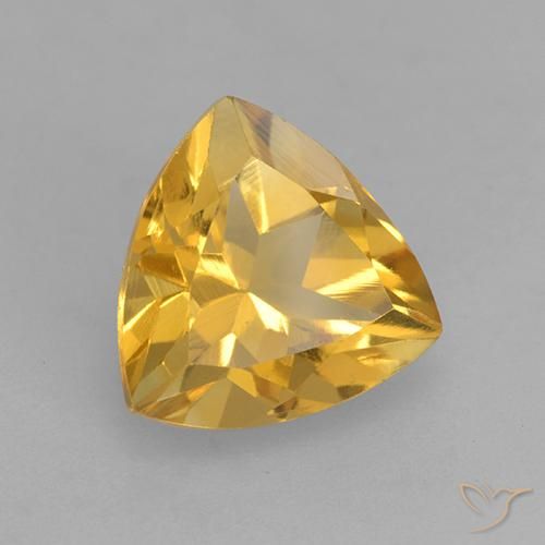 Citrine Or moyen naturelle Trillion, 2.26 ct, VVS-VS