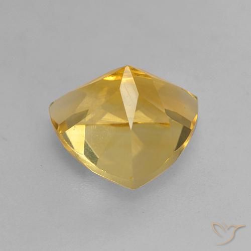 Citrine Or moyen naturelle Trillion, 2.26 ct, VVS-VS