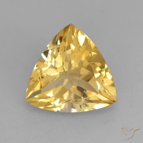2.28ct Naturel Or Citrine, Trillion, VVS-VS