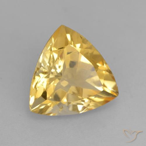 Citrine Or naturelle Trillion, 2.28 ct, VVS-VS
