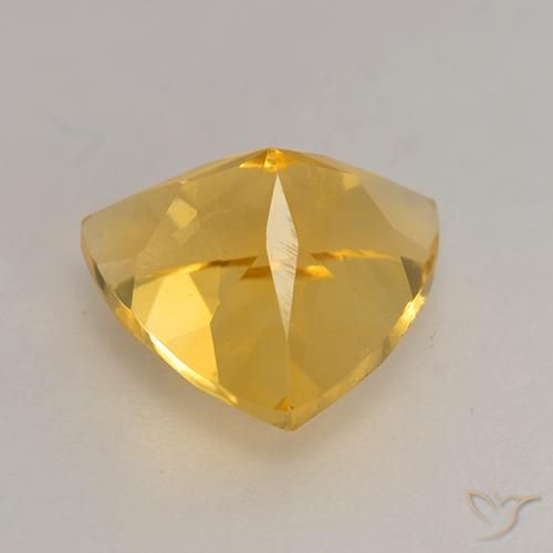 Citrine Doré moyen naturelle Trillion, 2.24 ct, VVS-VS