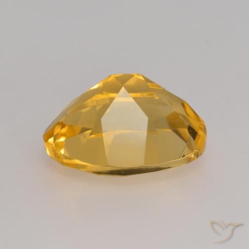Citrine Orange-or naturelle ovale, 3.14 ct, VVS-VS