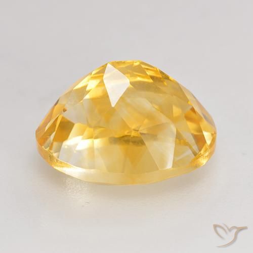 Citrine Or moyen naturelle ovale, 4.00 ct, VVS-VS