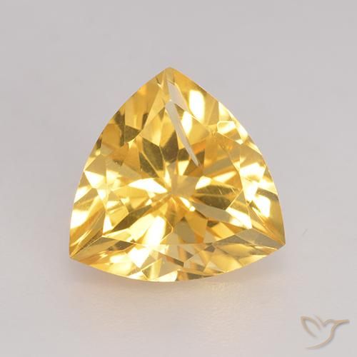 2.26ct Naturel Or moyen Citrine, Trillion, VS