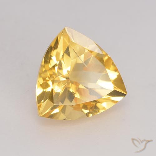 Citrine Or moyen naturelle Trillion, 2.26 ct, VS