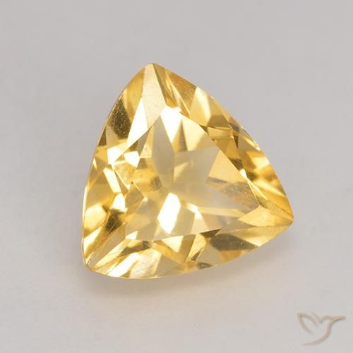 Citrine Or moyen naturelle Trillion, 2.31 ct, VS