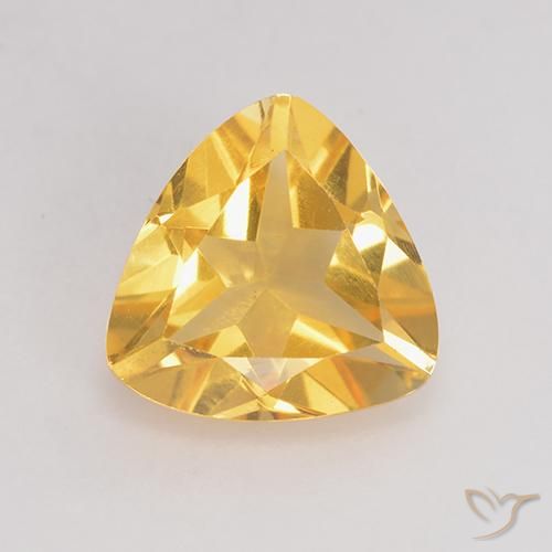 Citrine Or moyen naturelle Trillion, 1.99 ct, VS