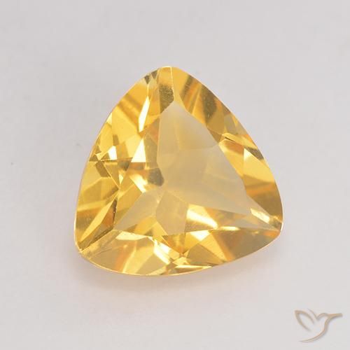 Citrine Or moyen naturelle Trillion, 1.99 ct, VS
