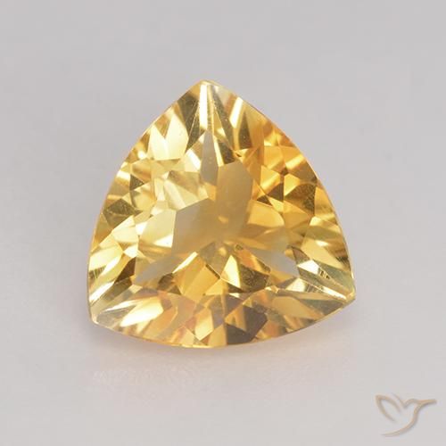 Citrine Or naturelle Trillion, 1.97 ct, VS