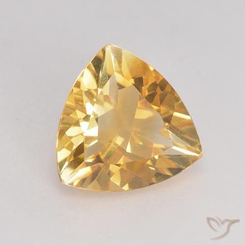 Citrine Or naturelle Trillion, 1.97 ct, VS
