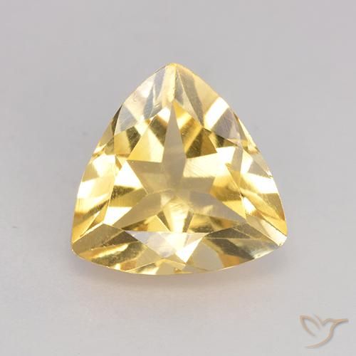 Citrine Or naturelle Trillion, 2.17 ct, VS