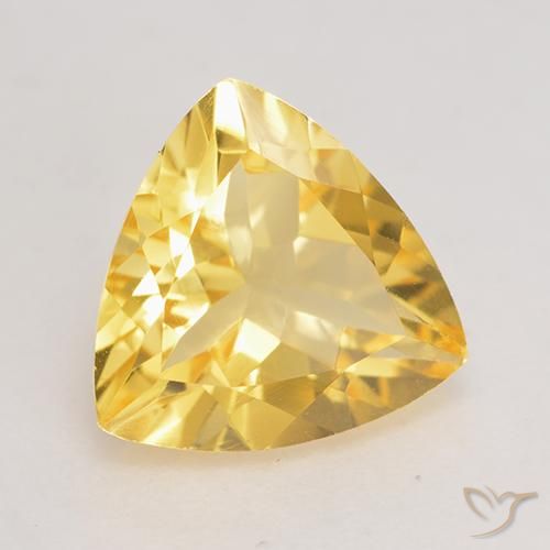 Citrine Doré naturelle Trillion, 2.03 ct, VVS-VS