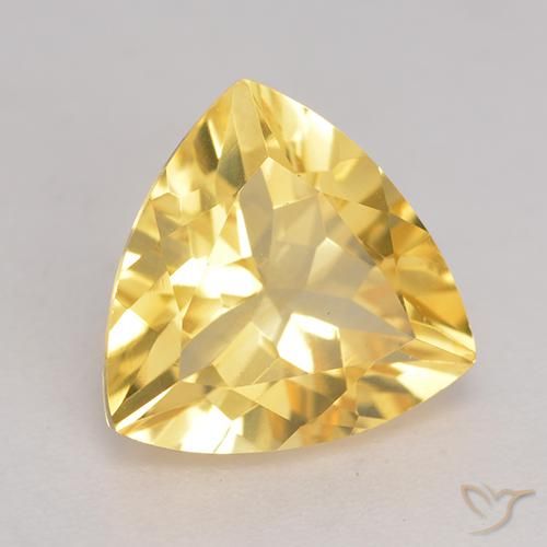 Citrine Or moyen naturelle Trillion, 2.06 ct, VVS-VS
