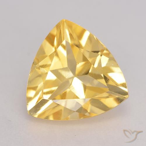 Citrine Doré naturelle Trillion, 2.21 ct, VVS-VS