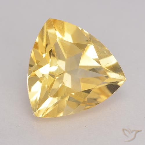 Citrine Doré naturelle Trillion, 2.21 ct, VVS-VS