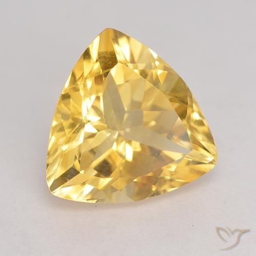 Citrine Doré naturelle Trillion, 2.10 ct, VVS-VS