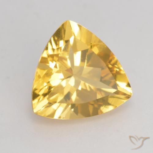 Citrine Or naturelle Trillion, 2.09 ct, VVS-VS