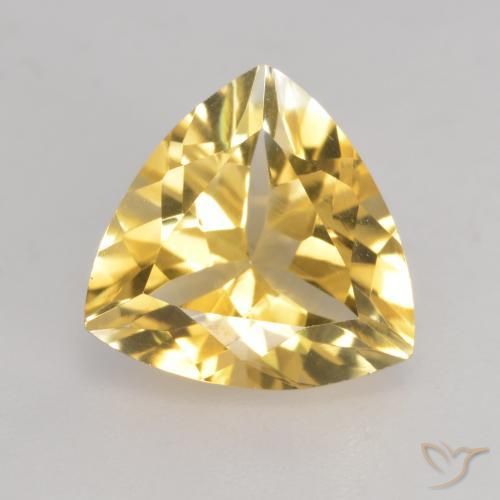 Citrine Doré naturelle Trillion, 2.18 ct, VVS-VS