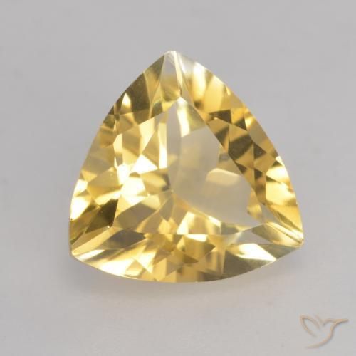 Citrine Doré naturelle Trillion, 2.18 ct, VVS-VS