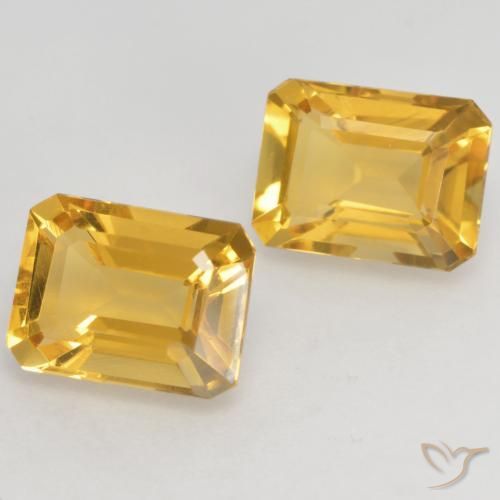 Shop natural 3.50ct Doré moyen-foncé Citrine gems, Octogone / coupe Émeraude, from Brésil at GemSelect. In stock, global shipping!