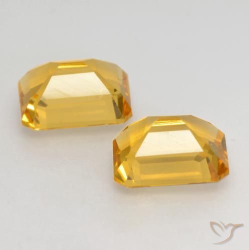 Shop natural 3.50ct Doré moyen-foncé Citrine gems, Octogone / coupe Émeraude, from Brésil at GemSelect. In stock, global shipping!