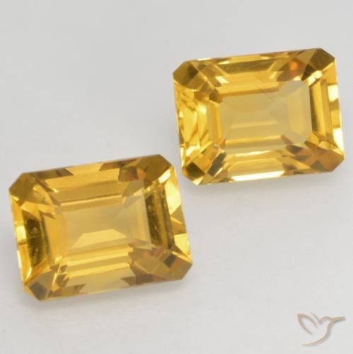 Shop natural 3.21ct Doré Citrine gems, Octogone / coupe Émeraude, from Brésil at GemSelect. In stock, global shipping!