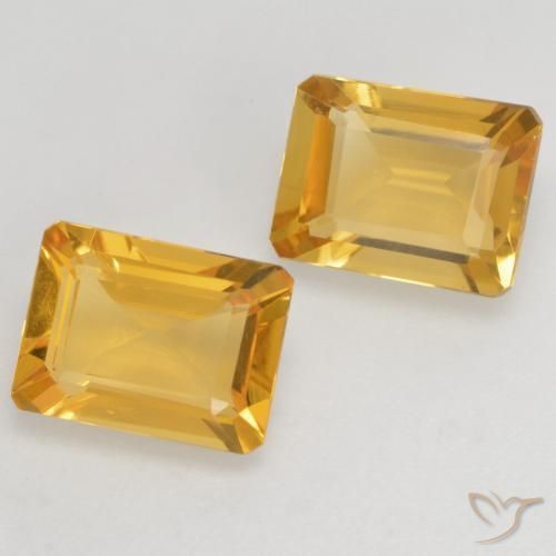 Shop natural 2.71ct Orange doré profond Citrine gems, Octogone / coupe Émeraude, from Brésil at GemSelect. In stock, global shipping!