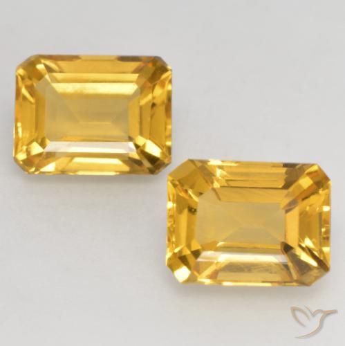 Shop natural 3.32ct Doré moyen-foncé Citrine gems, Octogone / coupe Émeraude, from Brésil at GemSelect. In stock, global shipping!