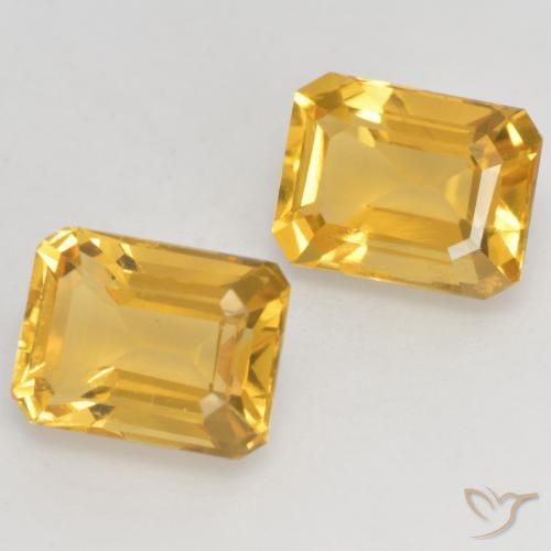Shop natural 3.32ct Doré moyen-foncé Citrine gems, Octogone / coupe Émeraude, from Brésil at GemSelect. In stock, global shipping!