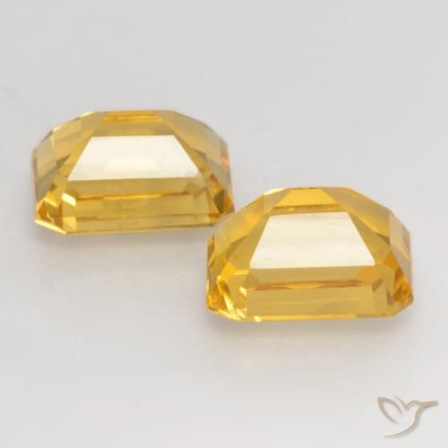 Shop natural 3.32ct Doré moyen-foncé Citrine gems, Octogone / coupe Émeraude, from Brésil at GemSelect. In stock, global shipping!