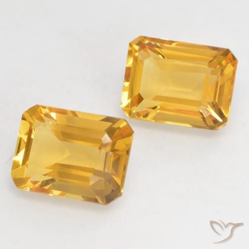 Shop natural 3.32ct Or moyen Citrine gems, Octogone / coupe Émeraude, from Brésil at GemSelect. In stock, global shipping!