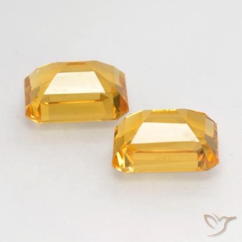 Shop natural 3.32ct Or moyen Citrine gems, Octogone / coupe Émeraude, from Brésil at GemSelect. In stock, global shipping!