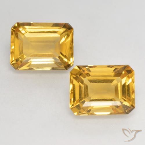 Shop natural 3.33ct Doré profond Citrine gems, Octogone / coupe Émeraude, from Brésil at GemSelect. In stock, global shipping!