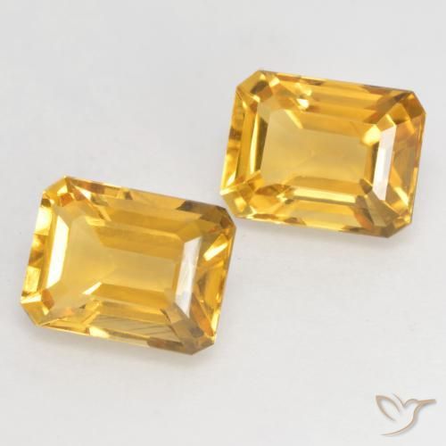 Shop natural 3.33ct Doré profond Citrine gems, Octogone / coupe Émeraude, from Brésil at GemSelect. In stock, global shipping!