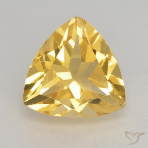 Citrine Or naturelle Trillion, 2.35 ct, VVS-VS