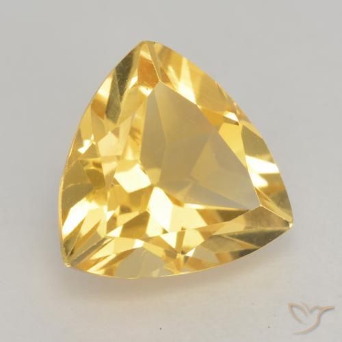 Citrine Or naturelle Trillion, 2.35 ct, VVS-VS