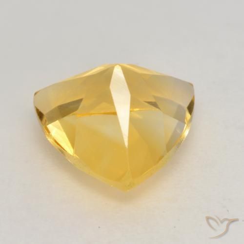 Citrine Or naturelle Trillion, 2.35 ct, VVS-VS