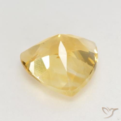 Citrine Doré moyen-léger naturelle Trillion, 2.15 ct, VVS-VS