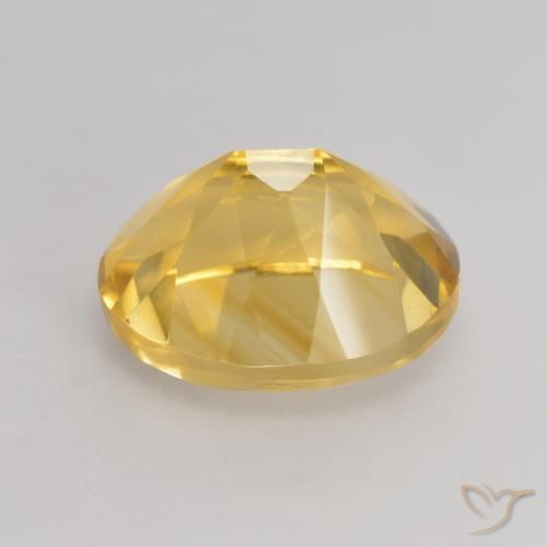 Citrine Doré naturelle ovale, 3.68 ct, VVS-VS